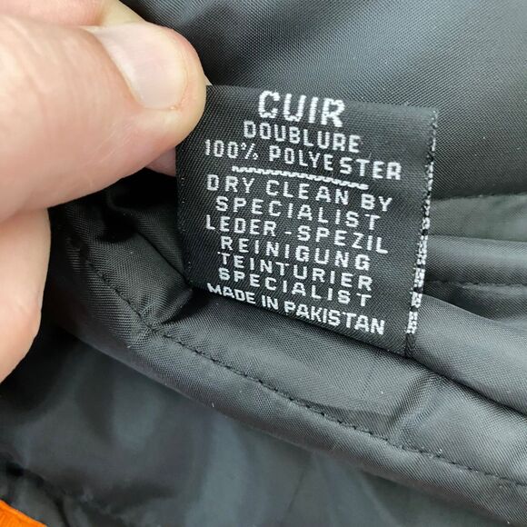 Men’s XL Leather Biker Jacket Milwaukee Leather Classic Brando Premium Black - Picture 14 of 16